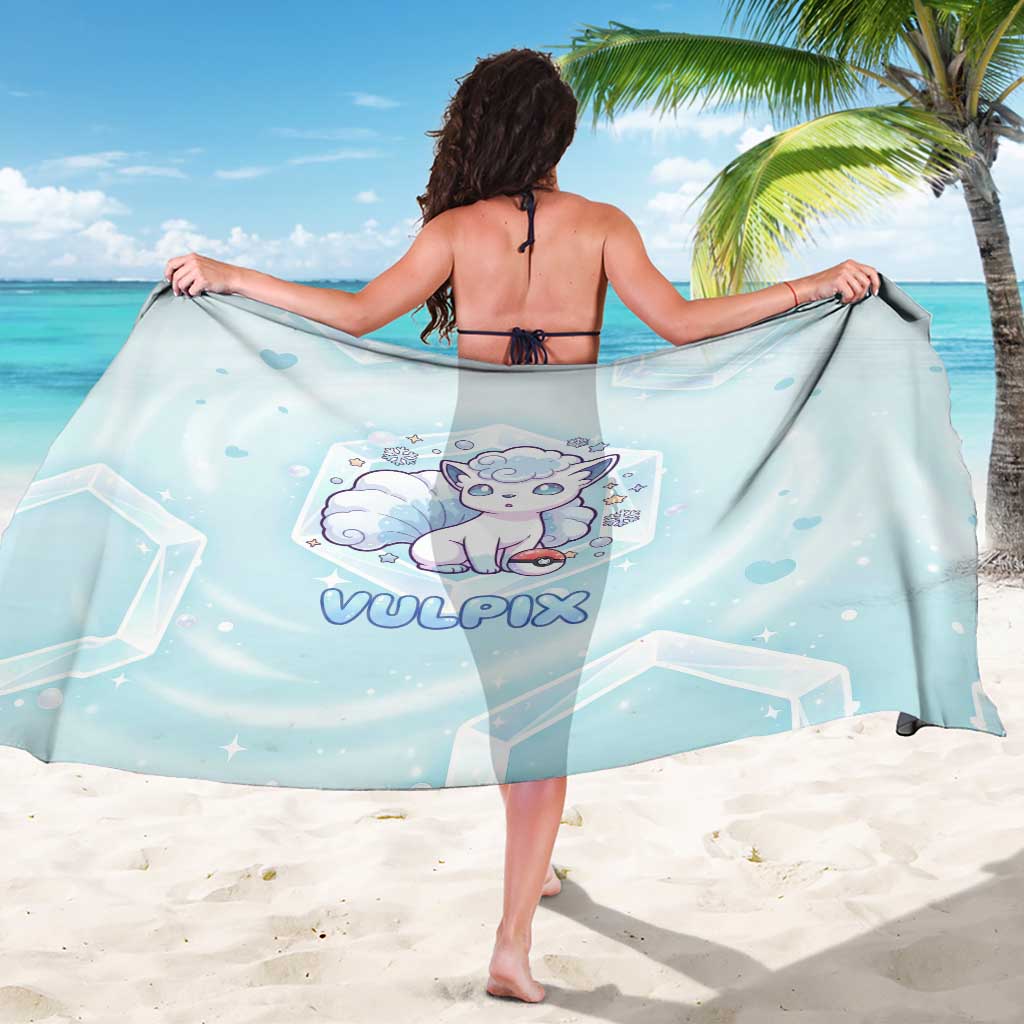 Vulpix Sarong Frosted Pastel Ice Crystal Art