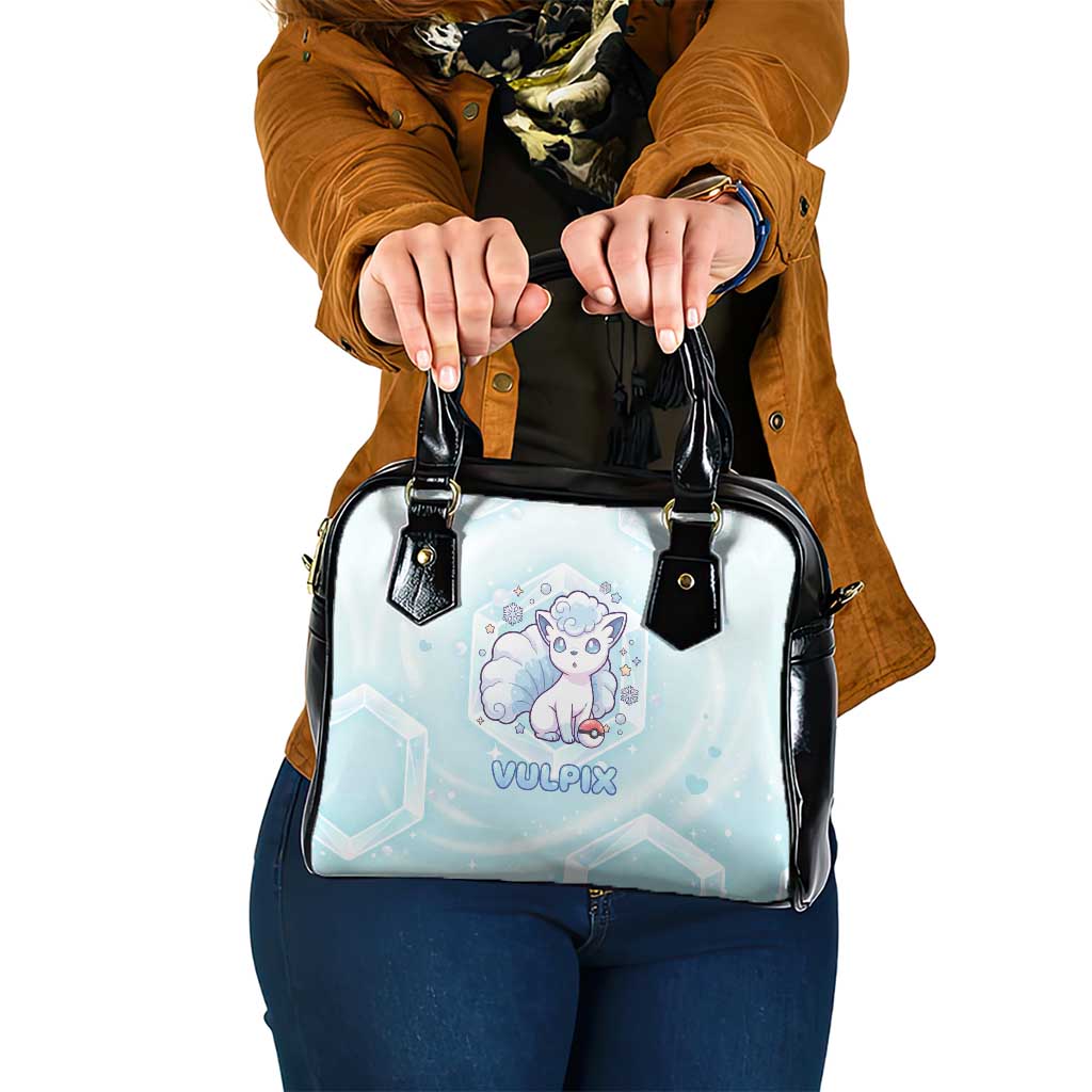 Vulpix Shoulder Handbag Frosted Pastel Ice Crystal Art