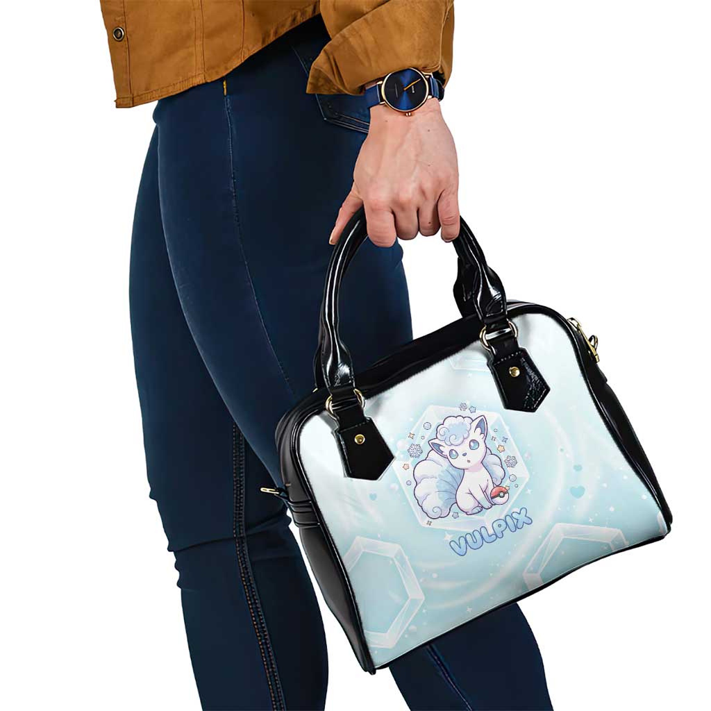 Vulpix Shoulder Handbag Frosted Pastel Ice Crystal Art