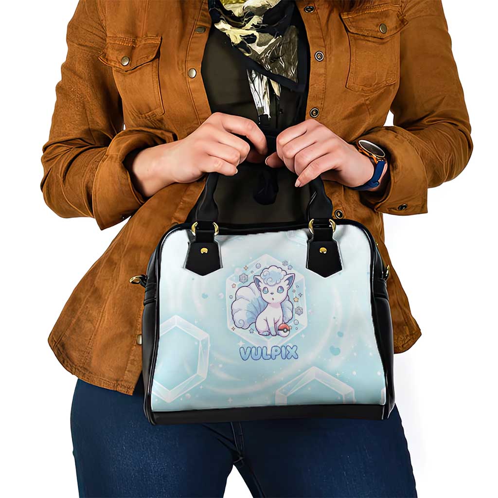 Vulpix Shoulder Handbag Frosted Pastel Ice Crystal Art