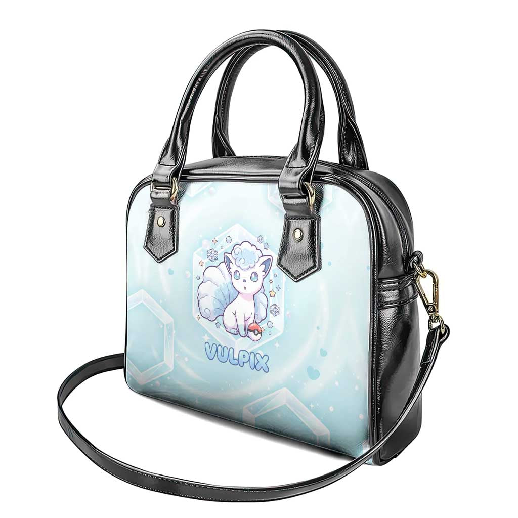 Vulpix Shoulder Handbag Frosted Pastel Ice Crystal Art