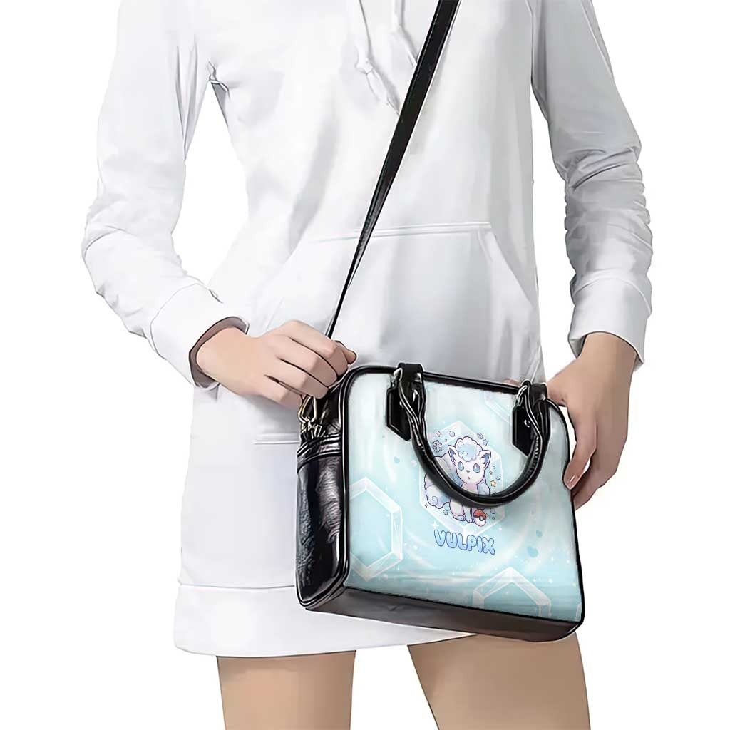 Vulpix Shoulder Handbag Frosted Pastel Ice Crystal Art