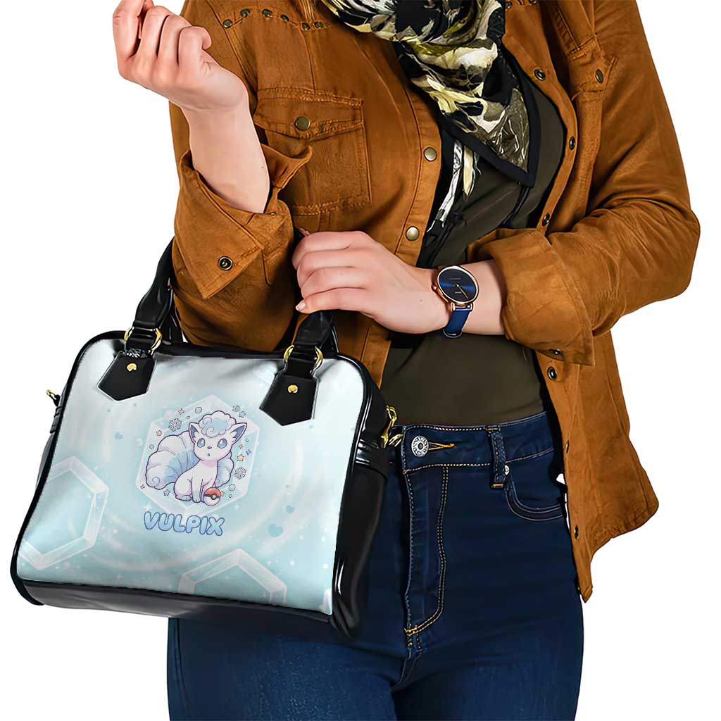 Vulpix Shoulder Handbag Frosted Pastel Ice Crystal Art