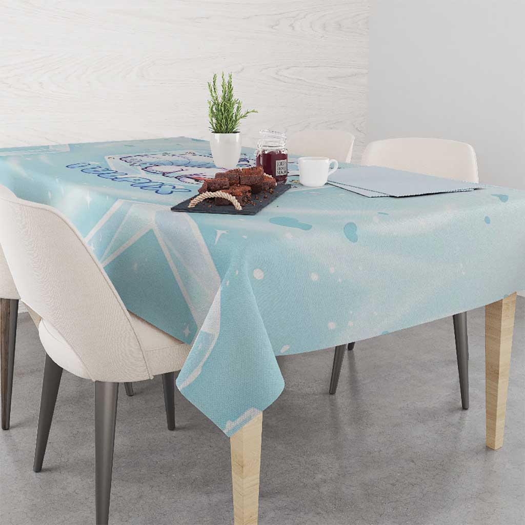 Vulpix Tablecloth Frosted Pastel Ice Crystal Art