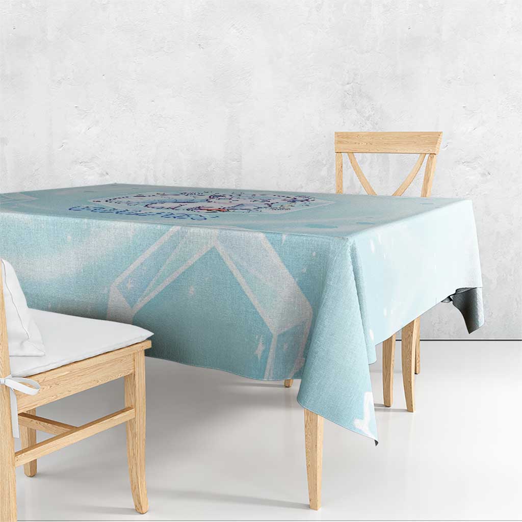 Vulpix Tablecloth Frosted Pastel Ice Crystal Art
