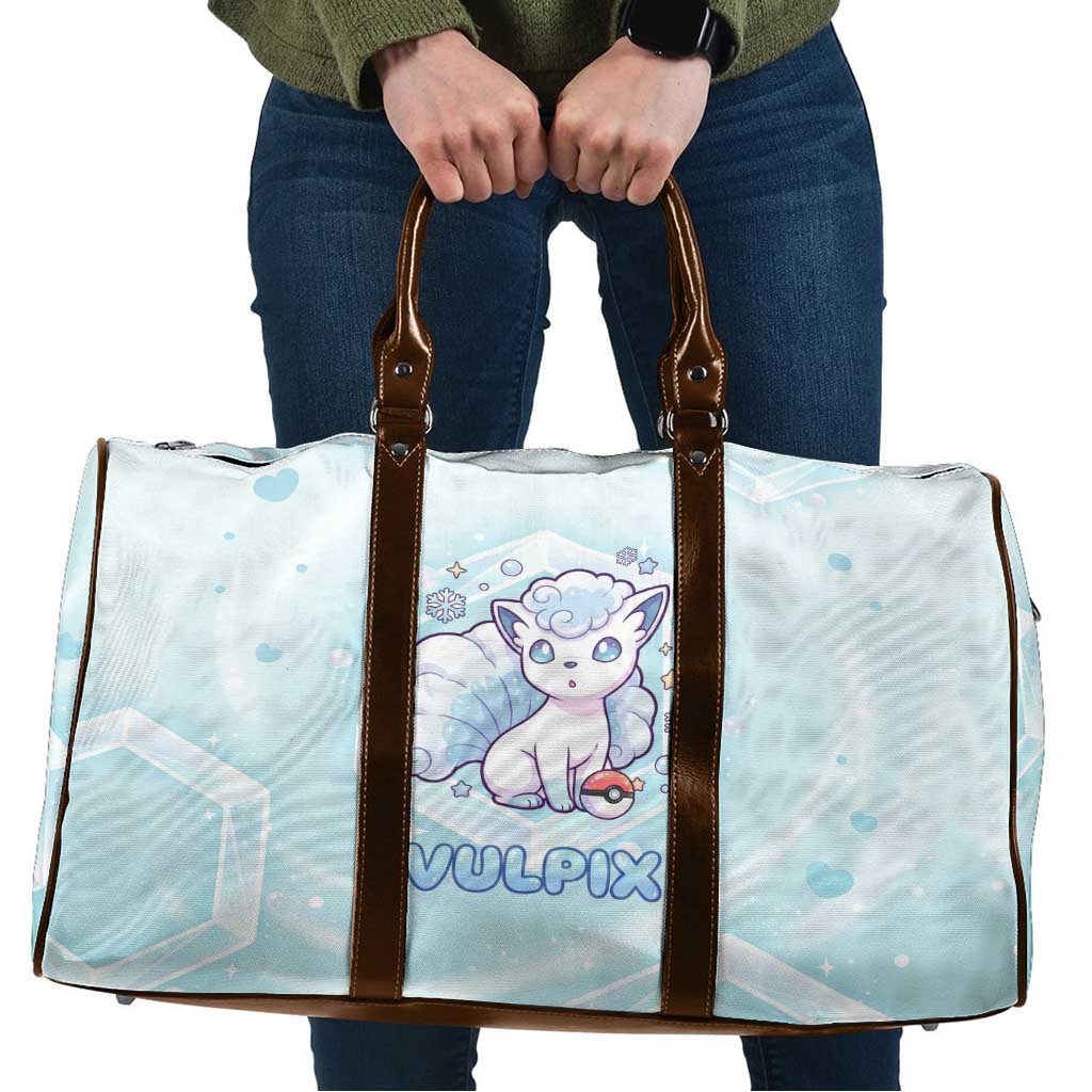 Vulpix Travel Bag Frosted Pastel Ice Crystal Art