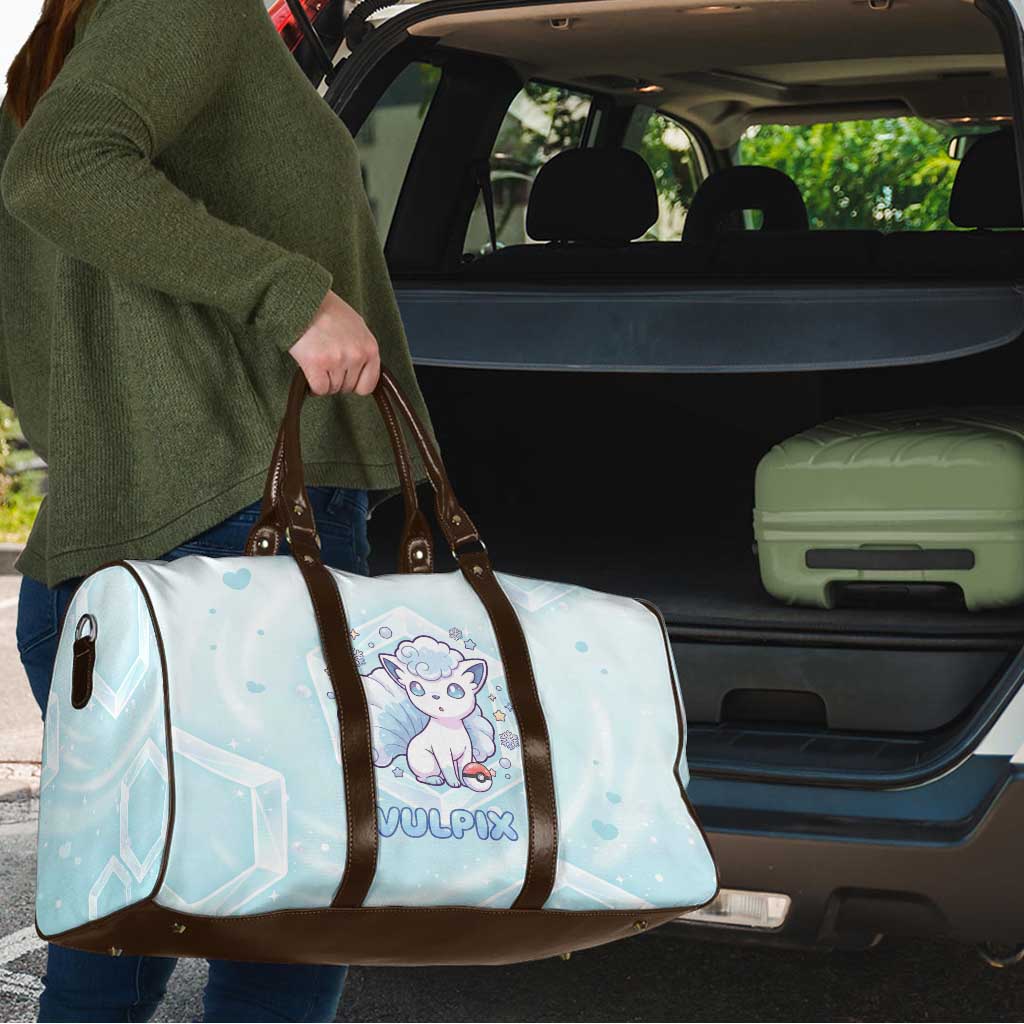 Vulpix Travel Bag Frosted Pastel Ice Crystal Art
