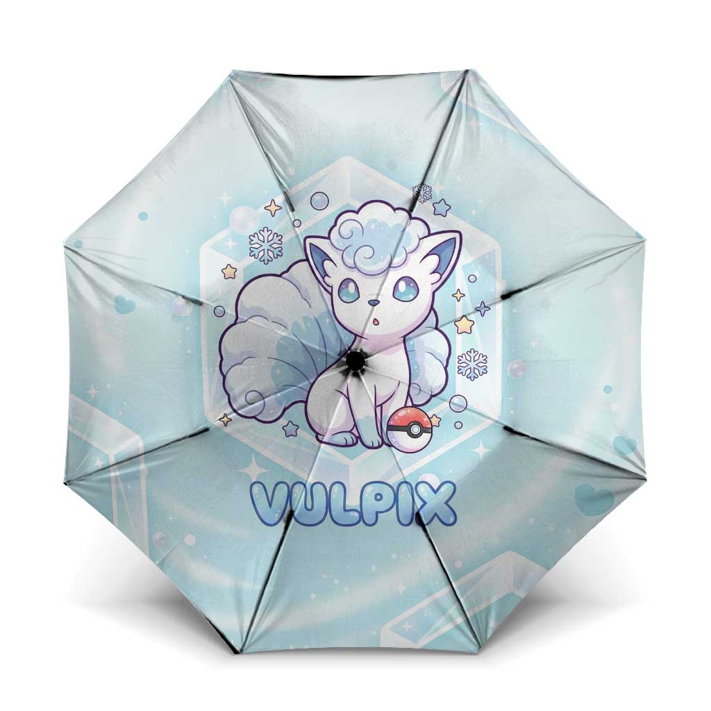 Vulpix Umbrella Frosted Pastel Ice Crystal Art