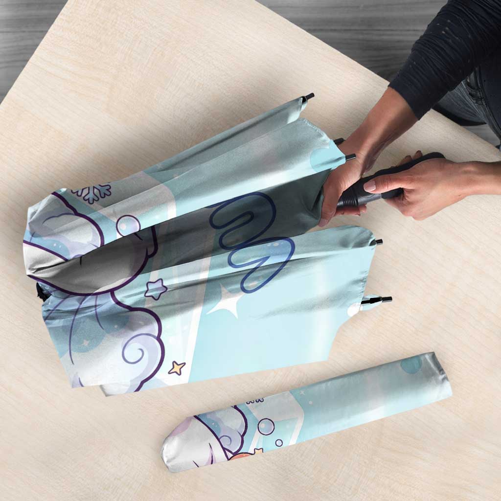 Vulpix Umbrella Frosted Pastel Ice Crystal Art