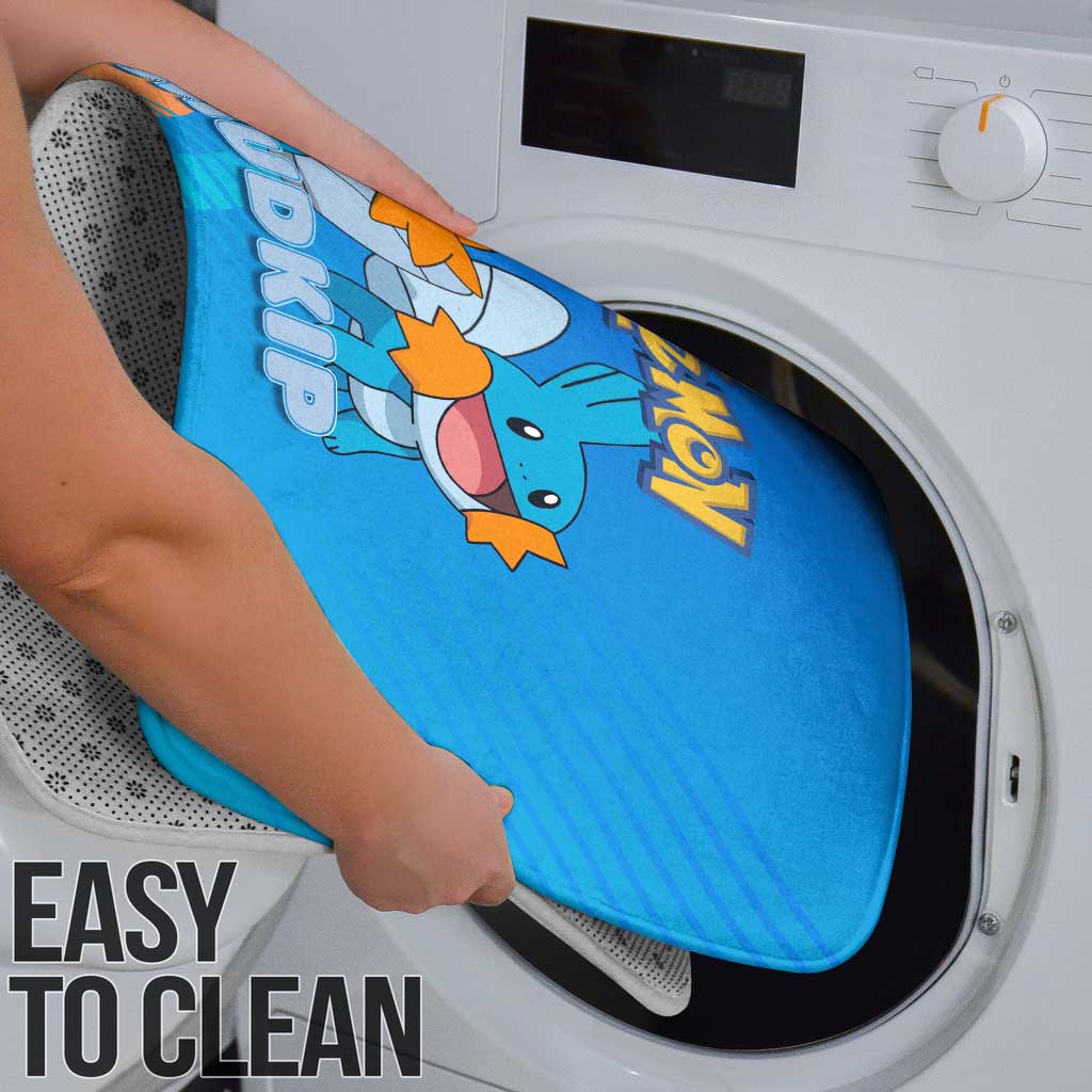 Mudkip Poké Bathroom Set Playful Blue Gradient Cartoon Style