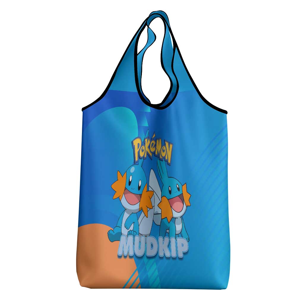 Mudkip Poké Grocery Bag Playful Blue Gradient Cartoon Style