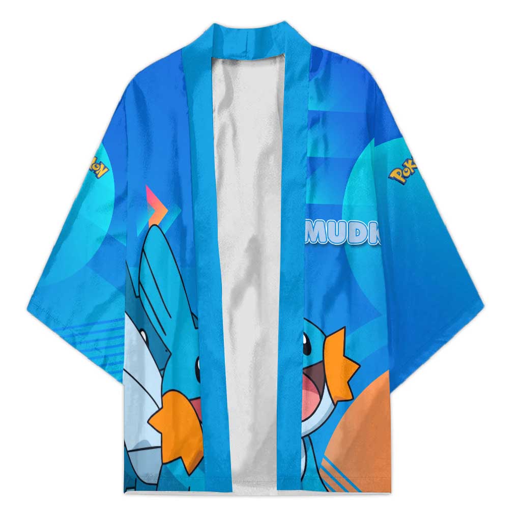 Mudkip Poké Kimono Playful Blue Gradient Cartoon Style