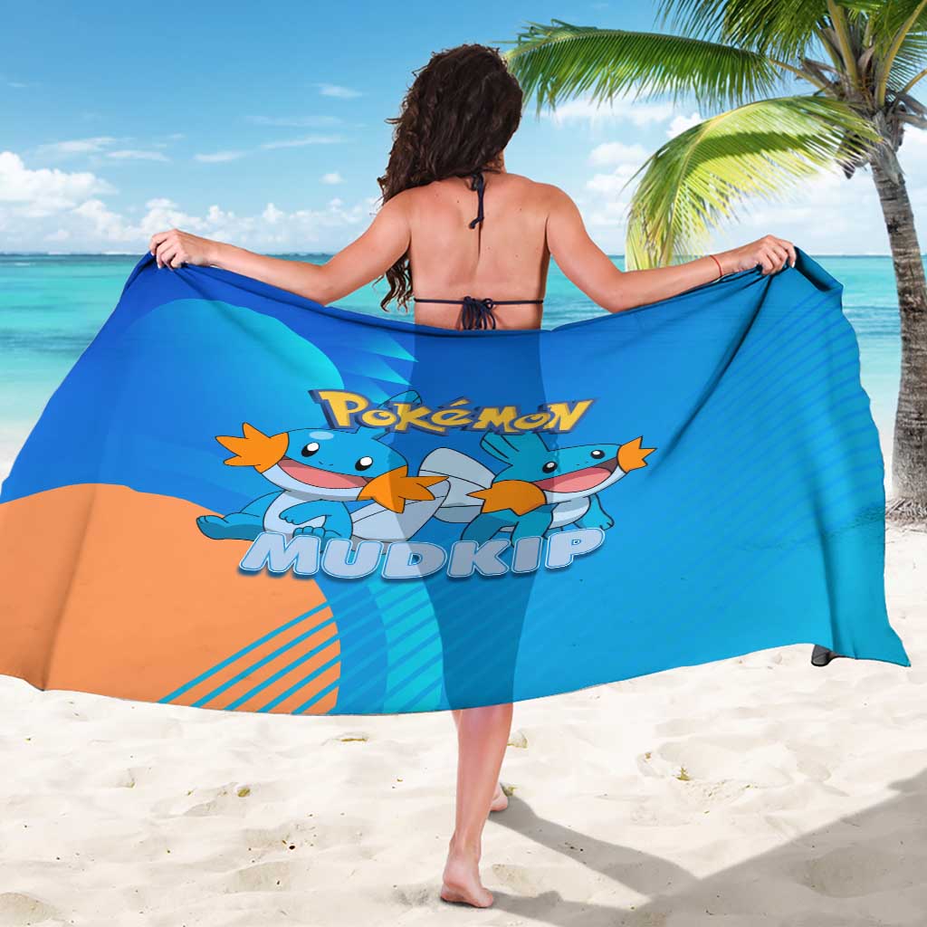 Mudkip Poké Sarong Playful Blue Gradient Cartoon Style