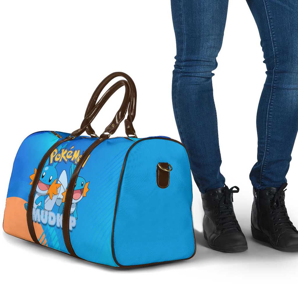 Mudkip Poké Travel Bag Playful Blue Gradient Cartoon Style