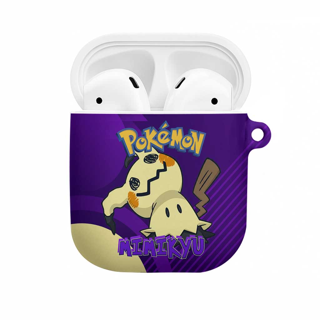 Mimikyu Poké AirPods Case Spooky Scribble Shadow Style