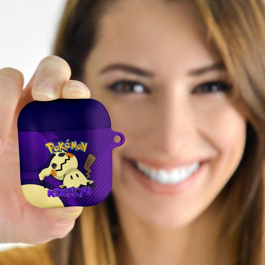 Mimikyu Poké AirPods Case Spooky Scribble Shadow Style