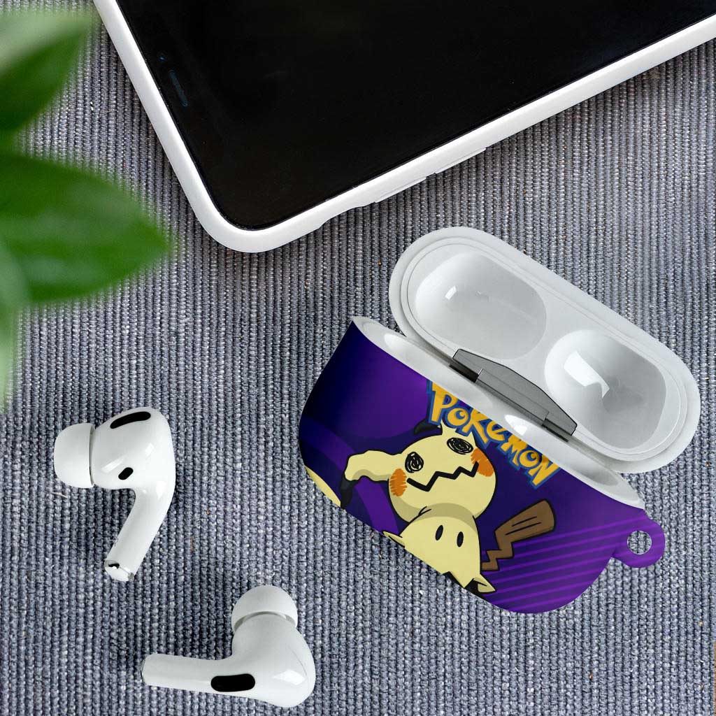 Mimikyu Poké AirPods Case Spooky Scribble Shadow Style