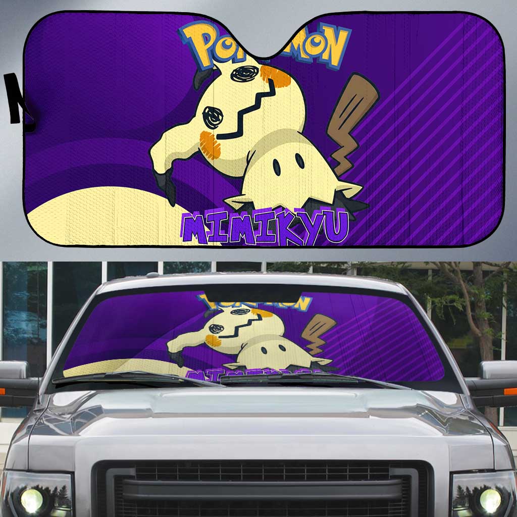 Mimikyu Poké Auto Sun Shade Spooky Scribble Shadow Style