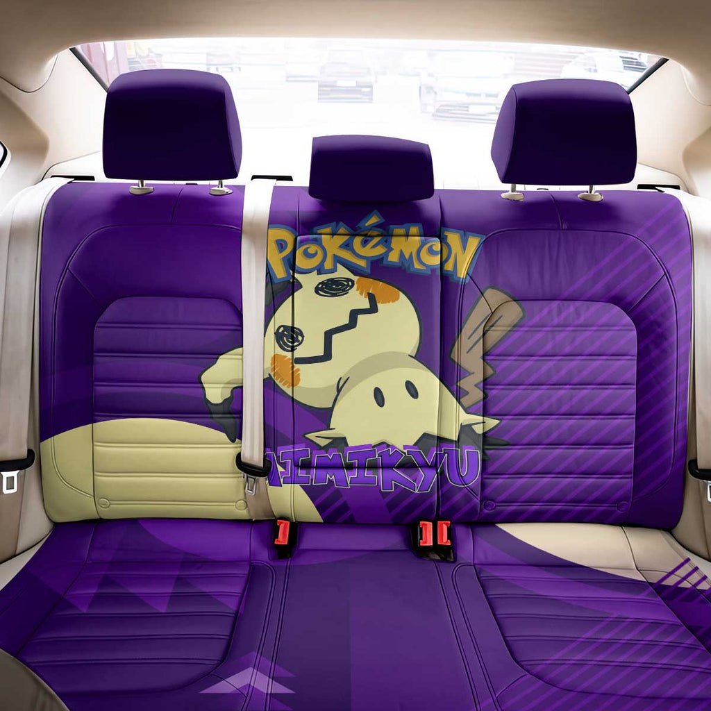Mimikyu Poké Back Car Seat Cover Spooky Scribble Shadow Style