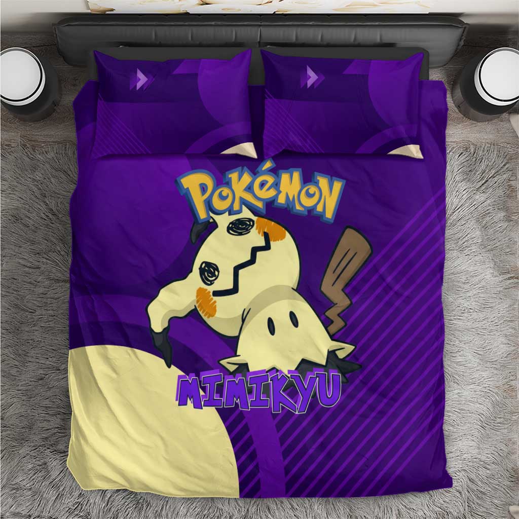 Mimikyu Poké Bedding Set Spooky Scribble Shadow Style
