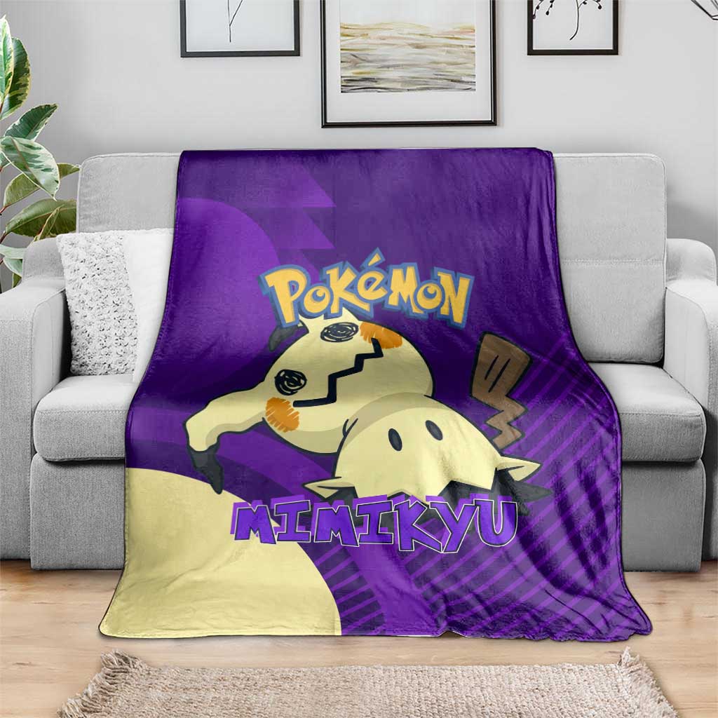 Mimikyu Poké Blanket Spooky Scribble Shadow Style