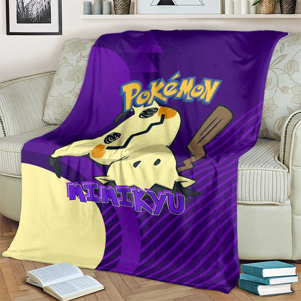 Mimikyu Poké Blanket Spooky Scribble Shadow Style