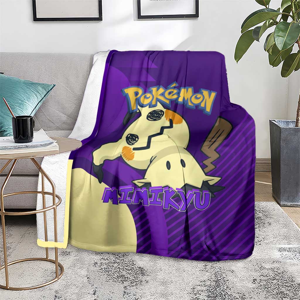 Mimikyu Poké Blanket Spooky Scribble Shadow Style