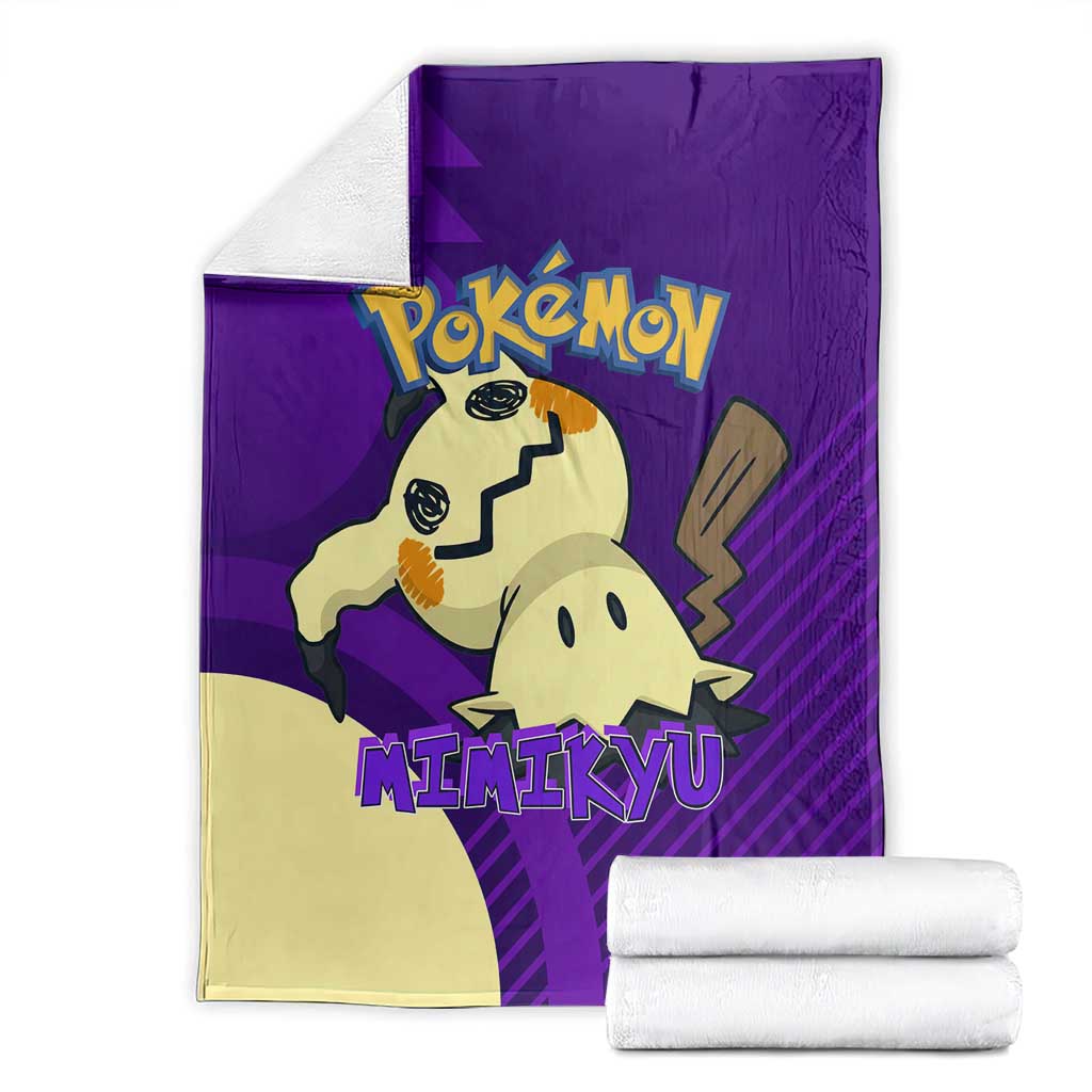 Mimikyu Poké Blanket Spooky Scribble Shadow Style
