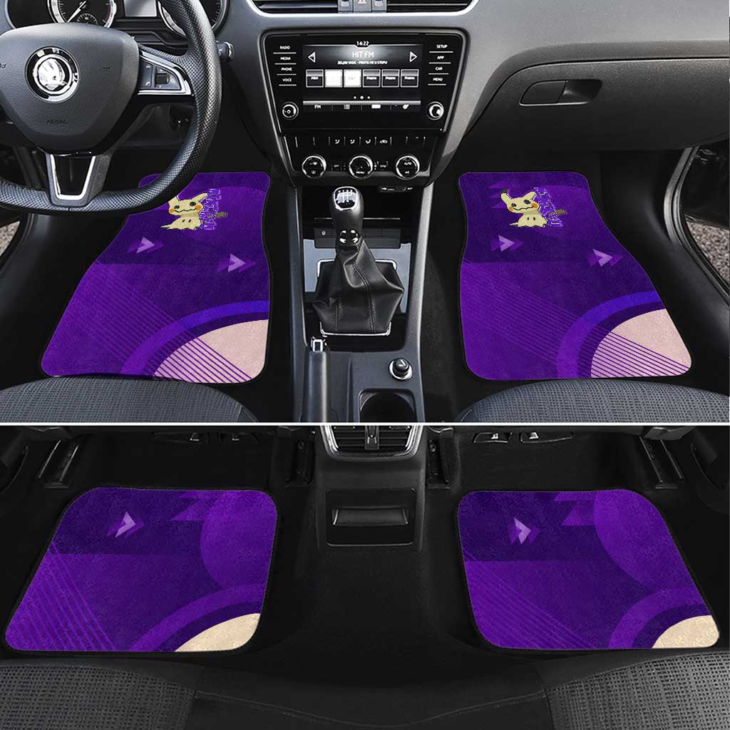 Mimikyu Poké Car Mats Spooky Scribble Shadow Style