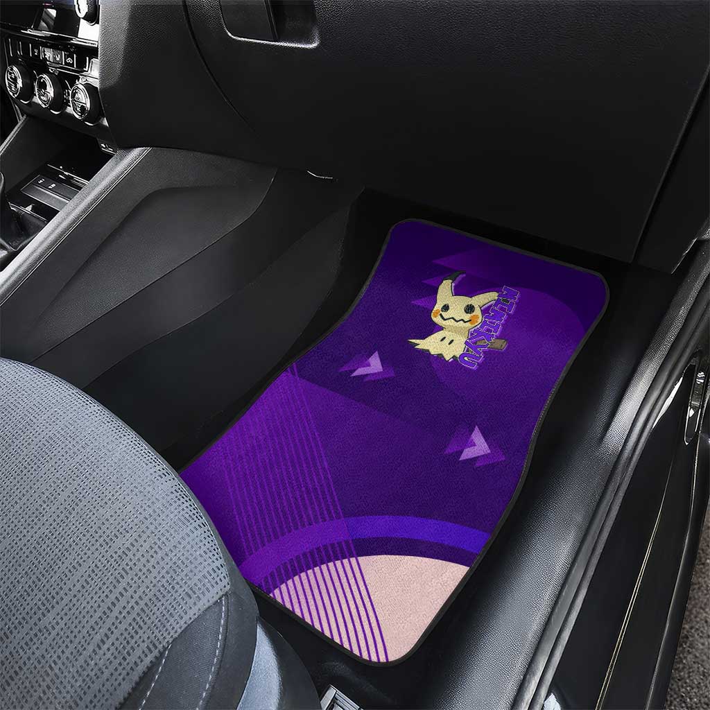 Mimikyu Poké Car Mats Spooky Scribble Shadow Style