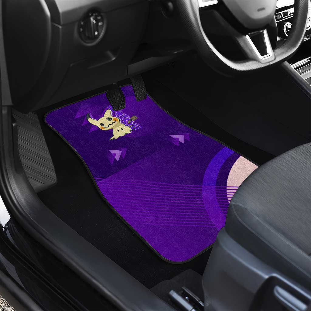 Mimikyu Poké Car Mats Spooky Scribble Shadow Style