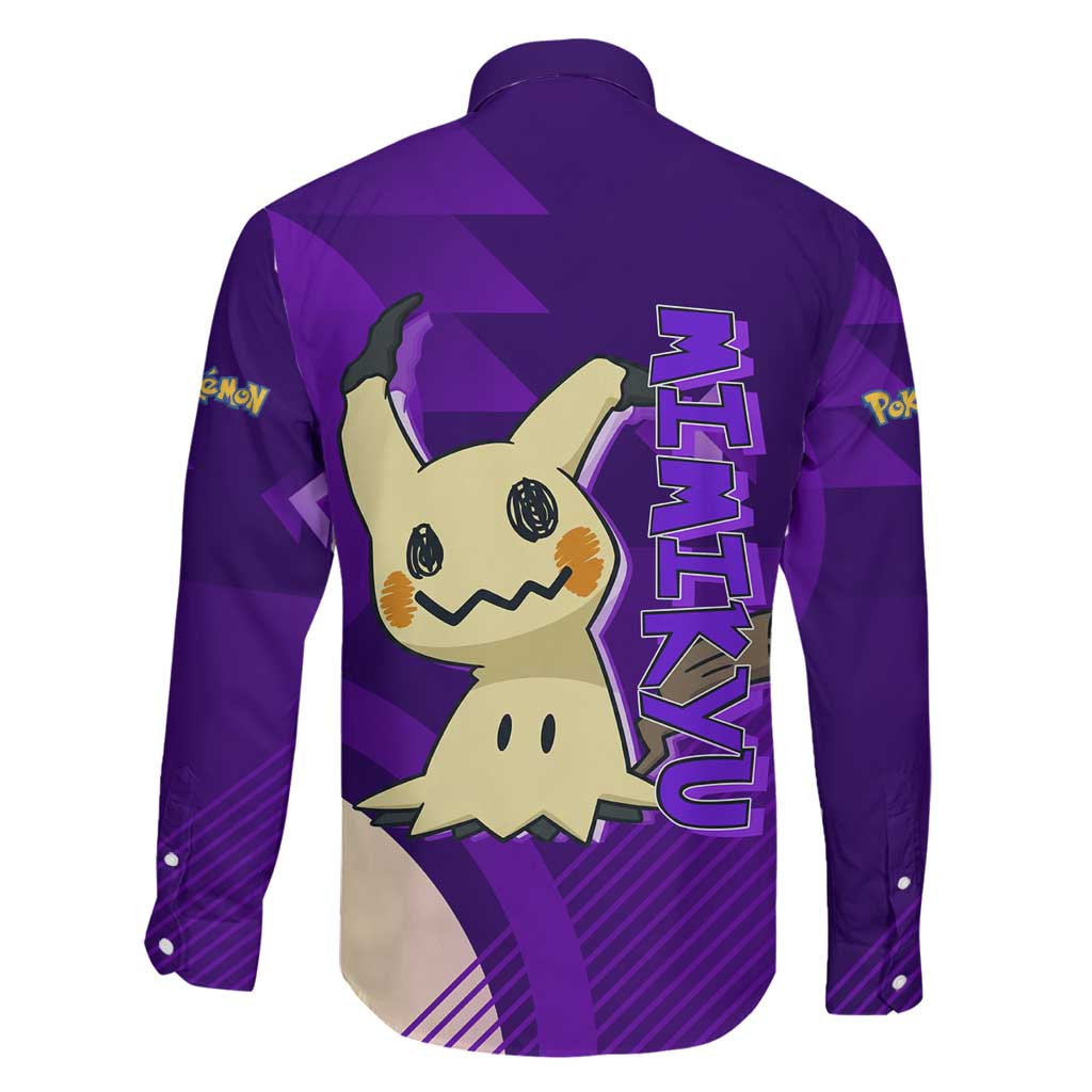 Mimikyu Poké Family Matching Mermaid Dress and Hawaiian Shirt Spooky Scribble Shadow Style