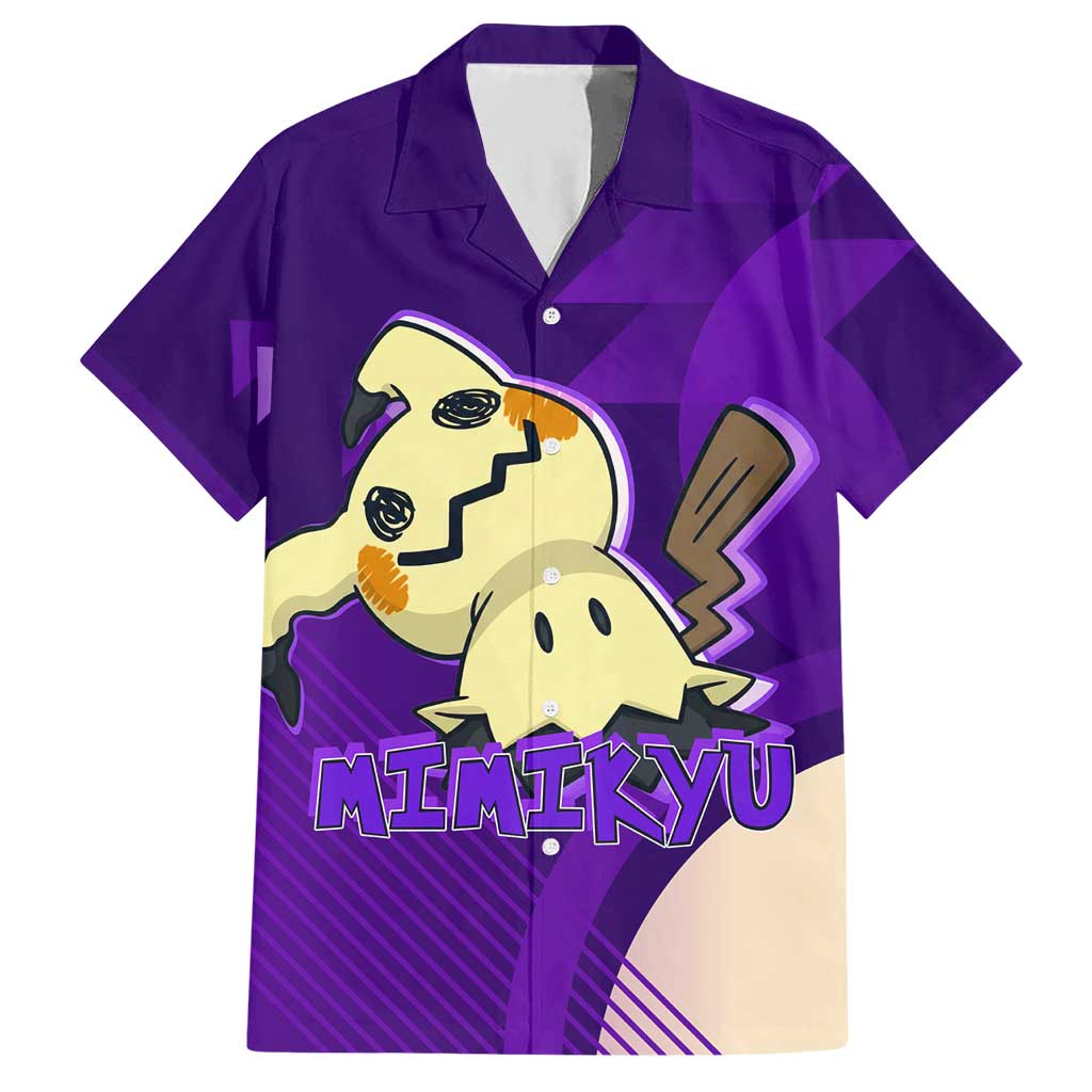 Mimikyu Poké Hawaiian Shirt Spooky Scribble Shadow Style