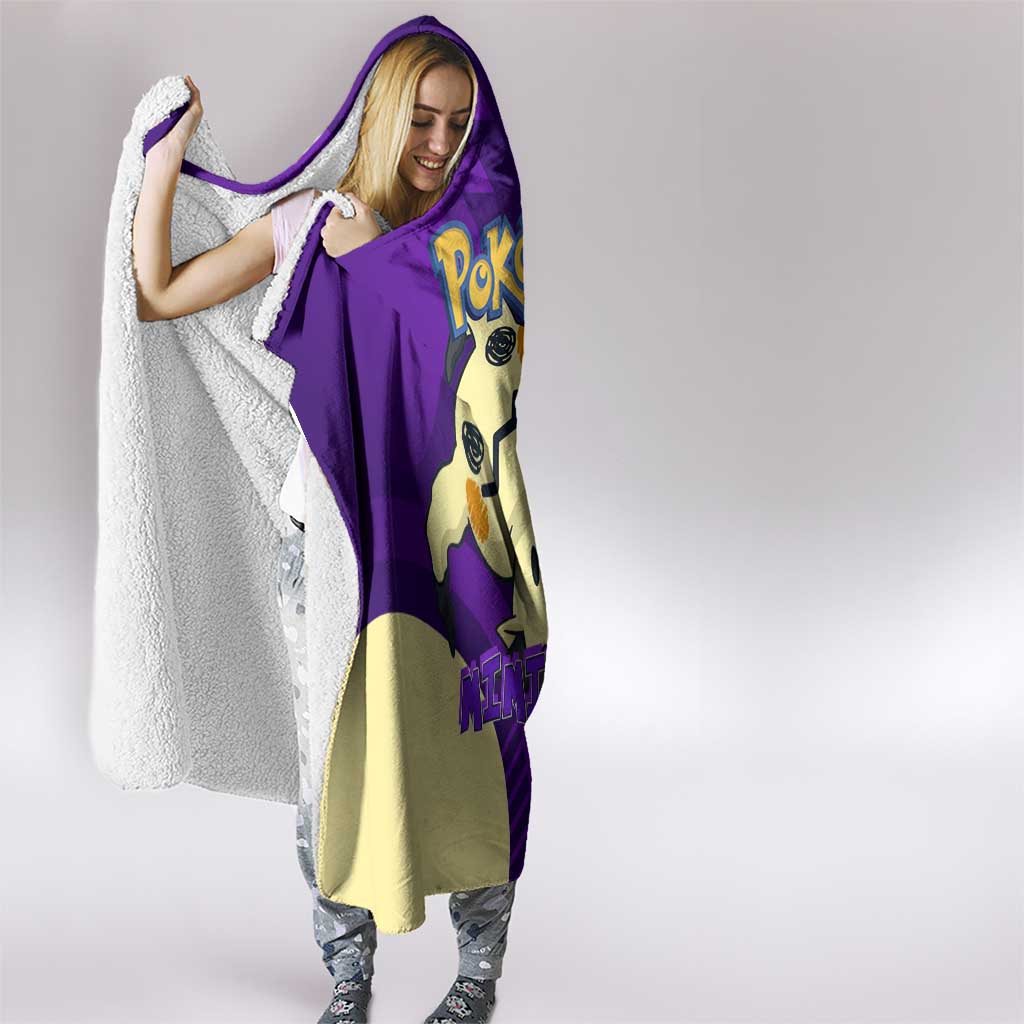 Mimikyu Poké Hooded Blanket Spooky Scribble Shadow Style