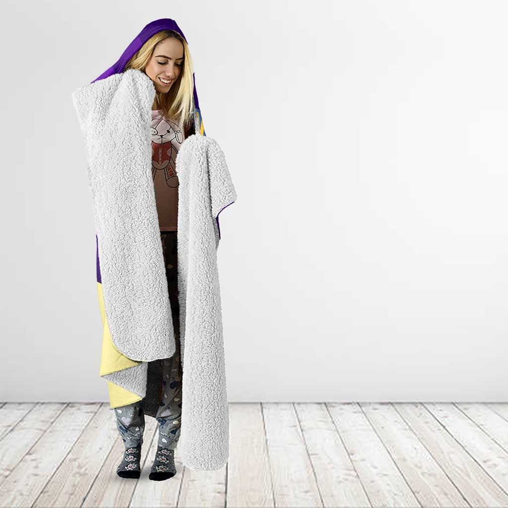 Mimikyu Poké Hooded Blanket Spooky Scribble Shadow Style