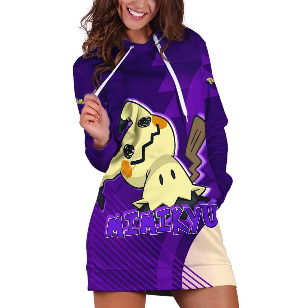 Mimikyu Poké Hoodie Dress Spooky Scribble Shadow Style