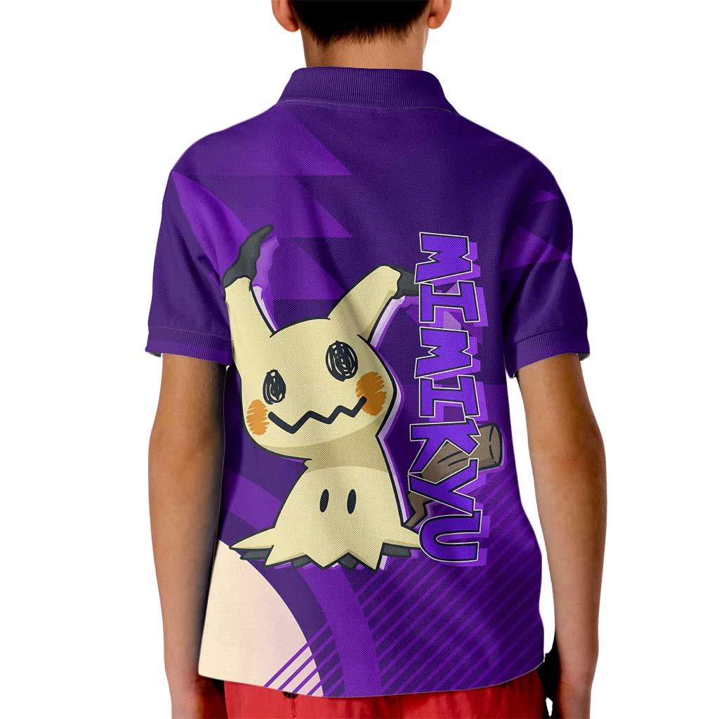 Mimikyu Poké Kid Polo Shirt Spooky Scribble Shadow Style