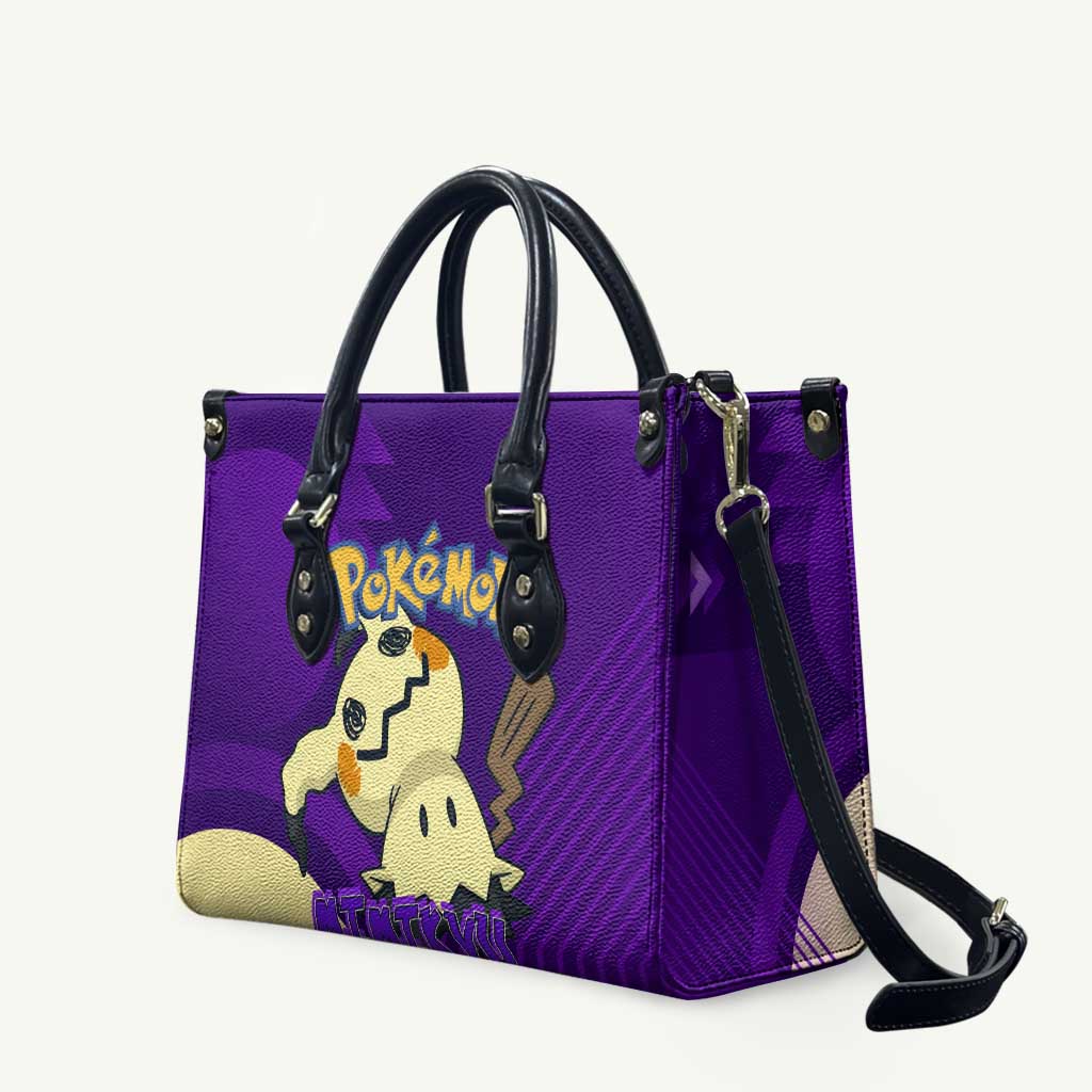 Mimikyu Poké Leather Bag Spooky Scribble Shadow Style