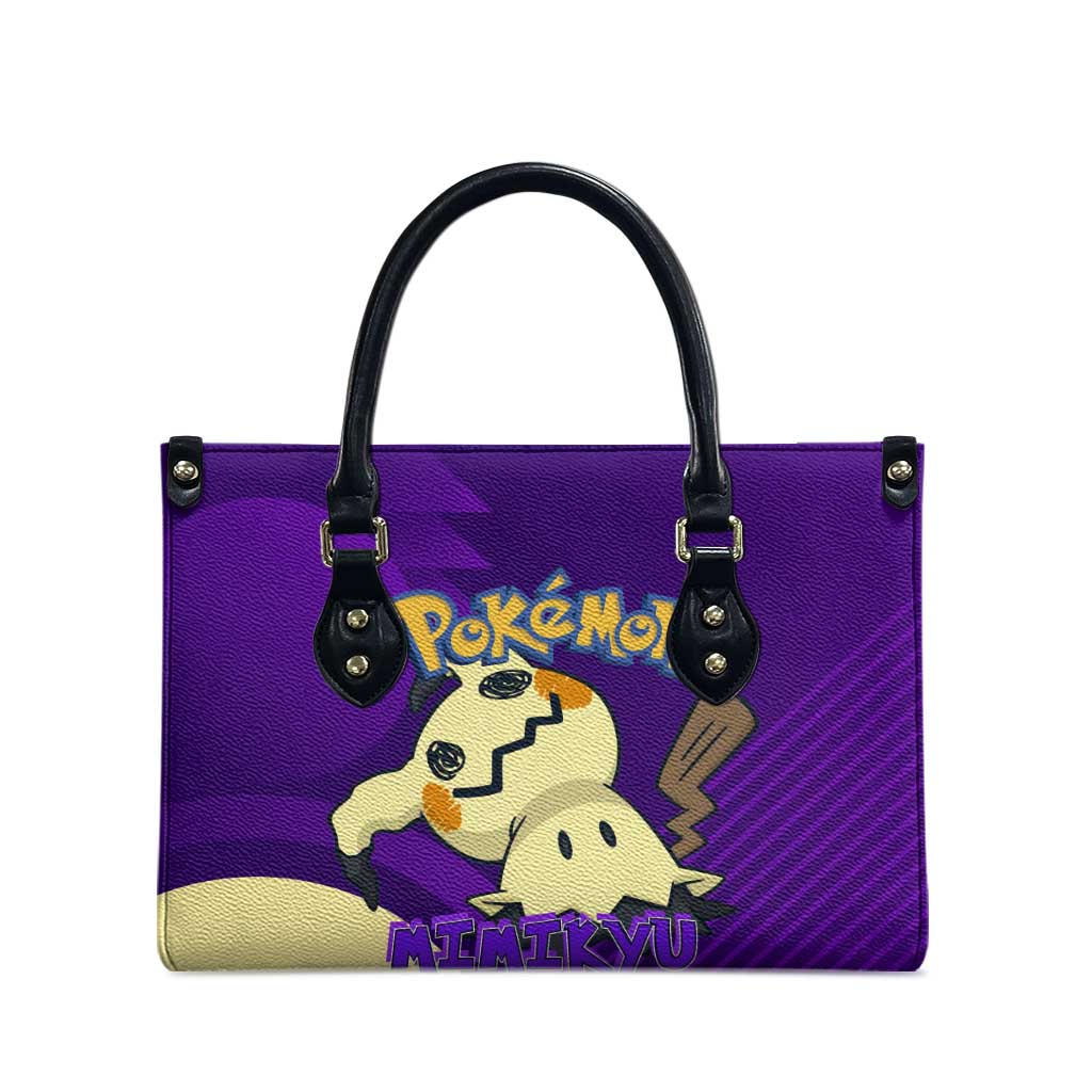 Mimikyu Poké Leather Bag Spooky Scribble Shadow Style