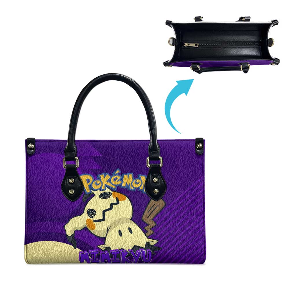 Mimikyu Poké Leather Bag Spooky Scribble Shadow Style