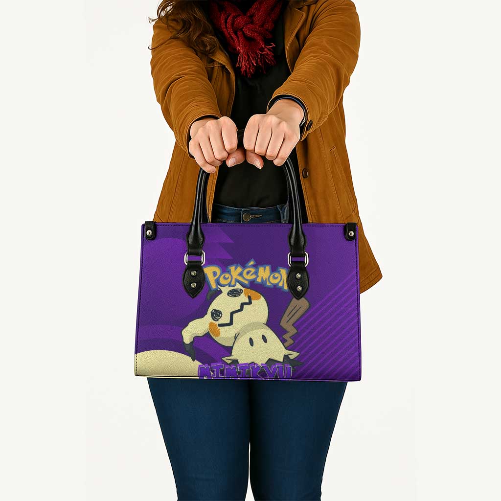 Mimikyu Poké Leather Bag Spooky Scribble Shadow Style