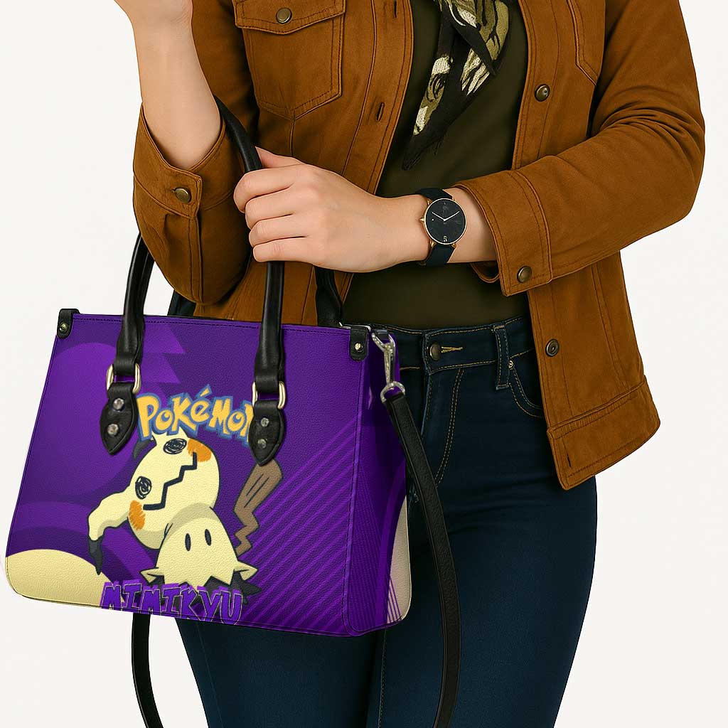 Mimikyu Poké Leather Bag Spooky Scribble Shadow Style