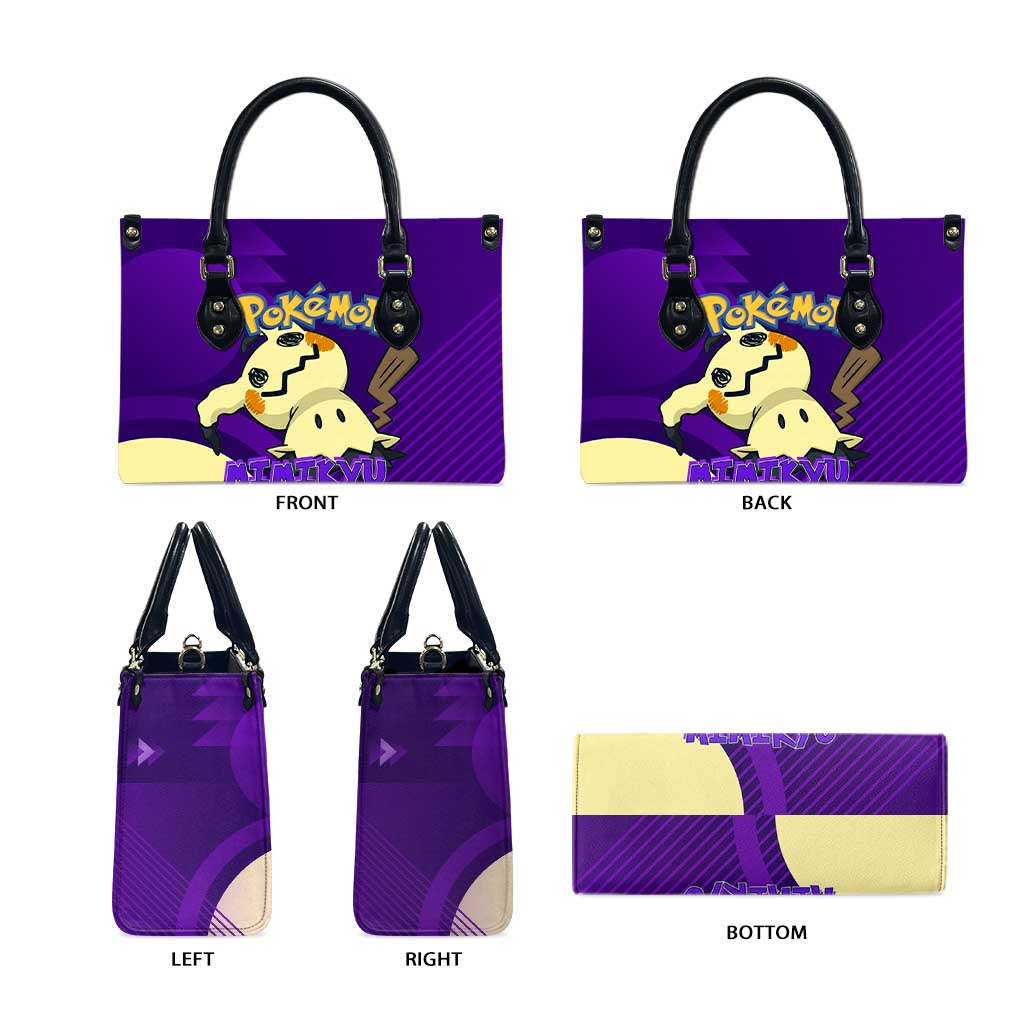 Mimikyu Poké Leather Bag Spooky Scribble Shadow Style