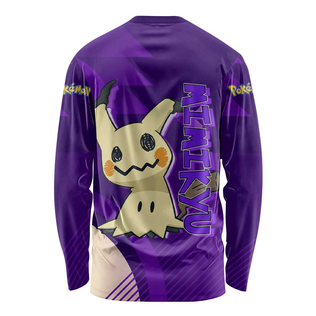 Mimikyu Poké Long Sleeve Shirt Spooky Scribble Shadow Style