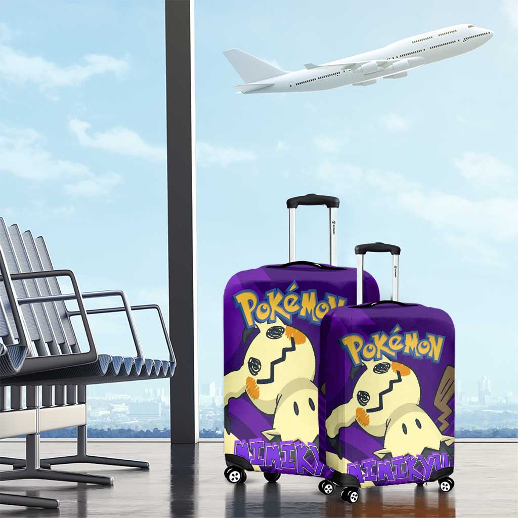 Mimikyu Poké Luggage Cover Spooky Scribble Shadow Style
