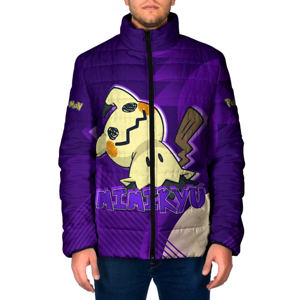 Mimikyu Poké Padded Jacket Spooky Scribble Shadow Style