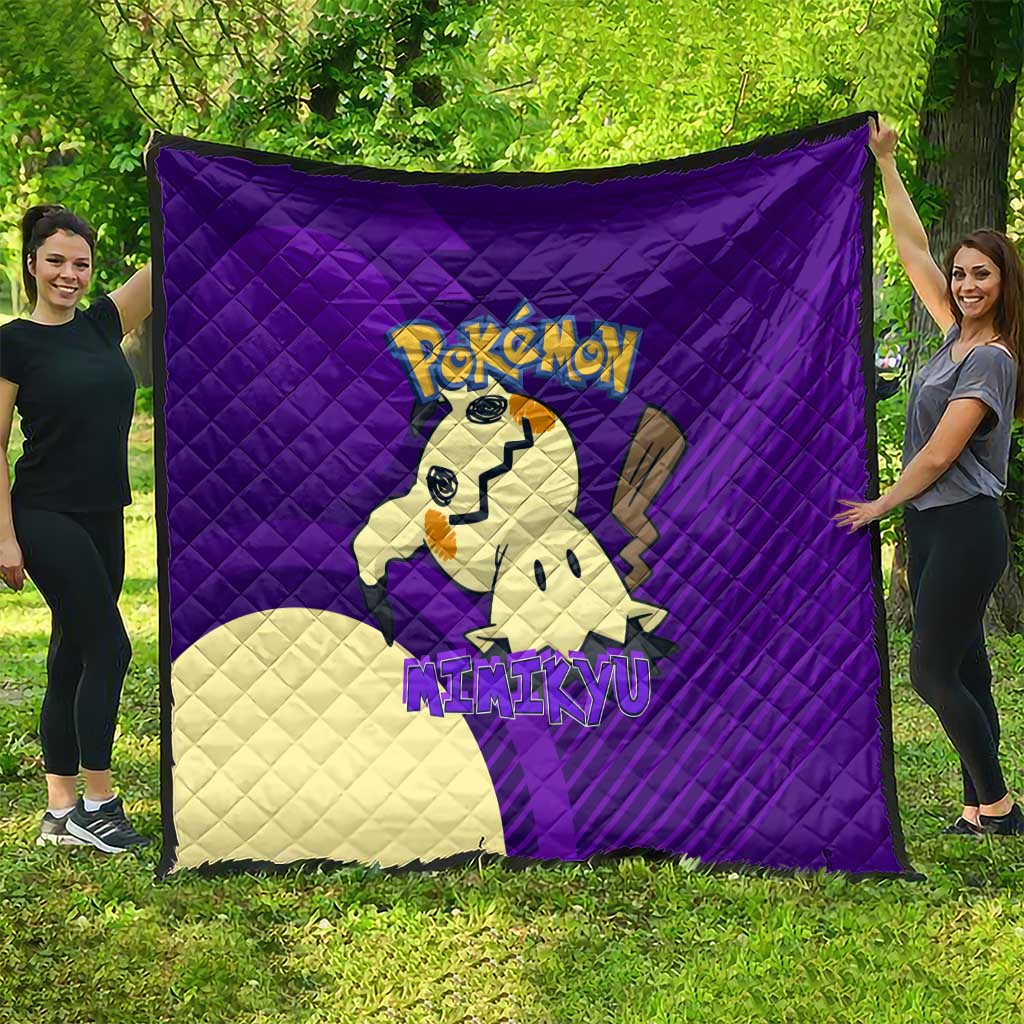 Mimikyu Poké Quilt Spooky Scribble Shadow Style