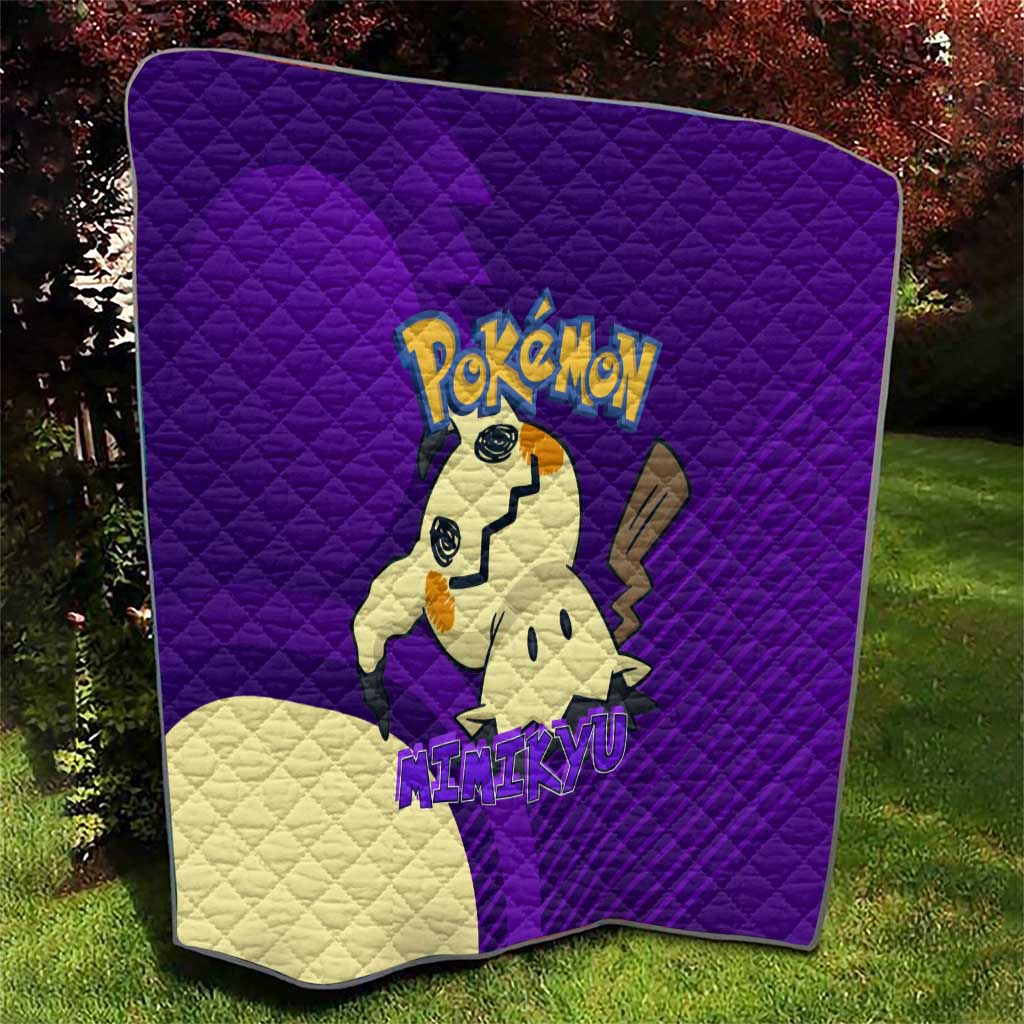Mimikyu Poké Quilt Spooky Scribble Shadow Style