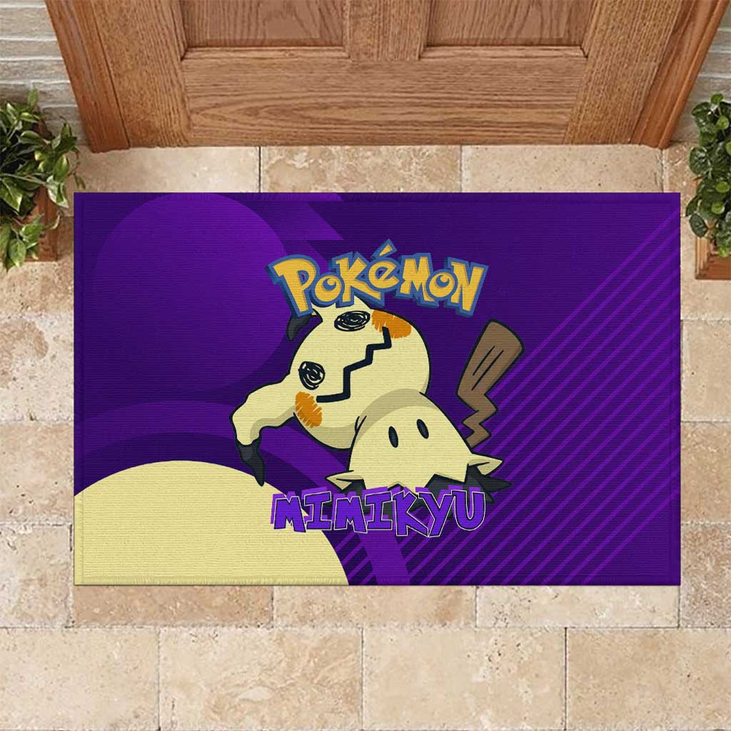 Mimikyu Poké Rubber Doormat Spooky Scribble Shadow Style