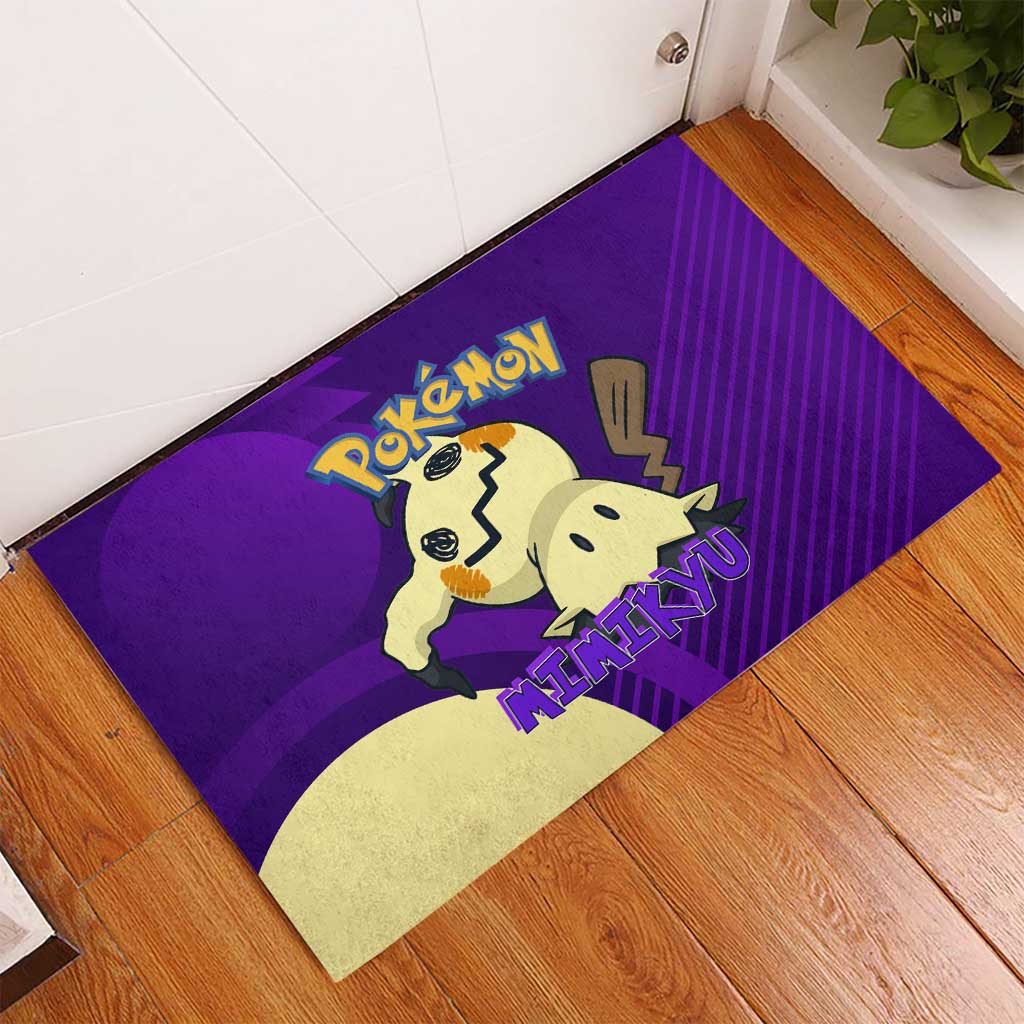 Mimikyu Poké Rubber Doormat Spooky Scribble Shadow Style